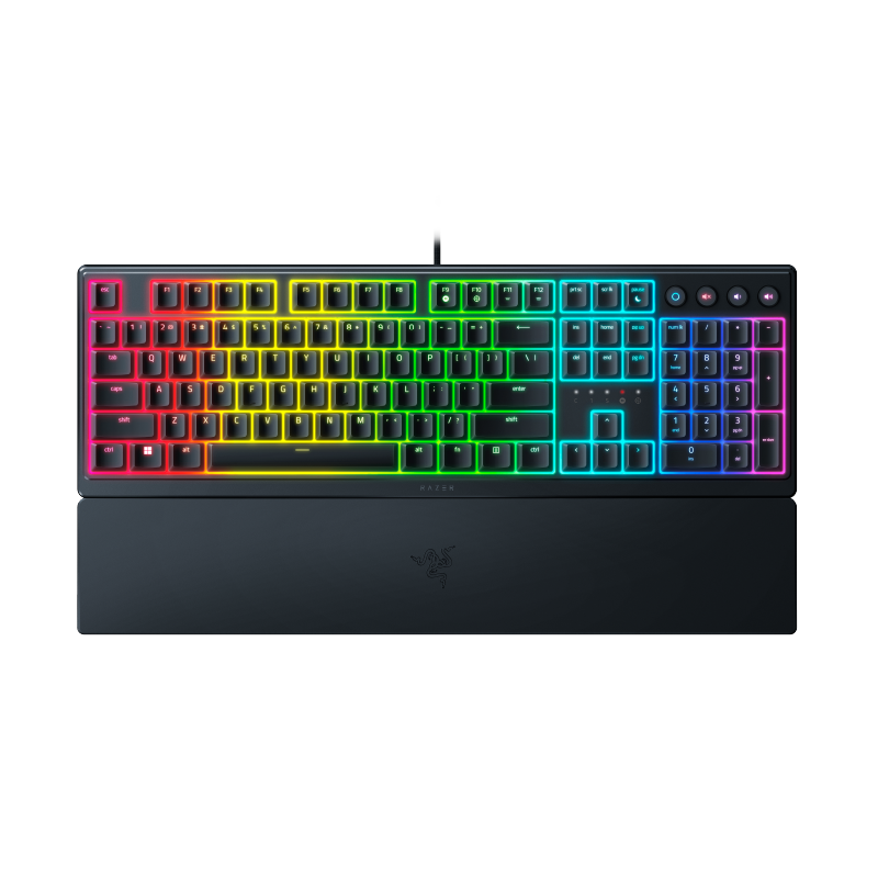 Razer Ornata V3 Gaming Keyboard - Mecha Membrane Switches - Black