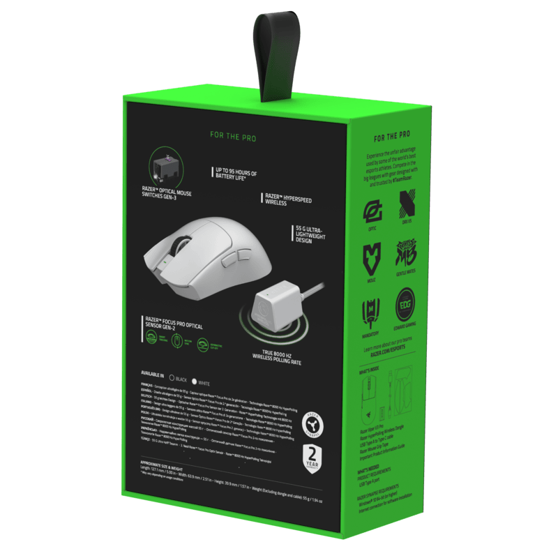 Razer Viper V3 Pro Wireless Gaming Mouse - White :: Razer Shop