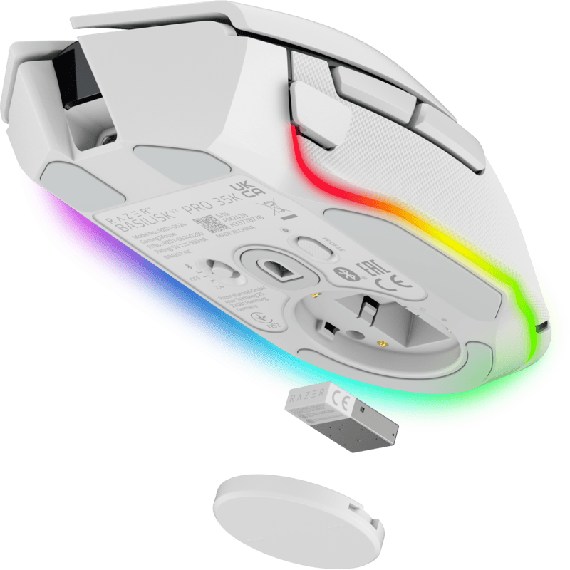 Razer Basilisk V3 Pro 35K Wireless Gaming Mouse - White :: Razer Shop