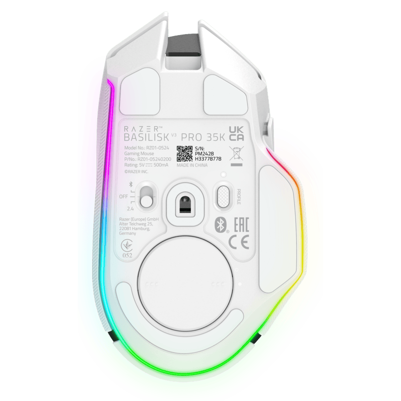 Razer Basilisk V3 Pro 35K Wireless Gaming Mouse - White :: Razer Shop