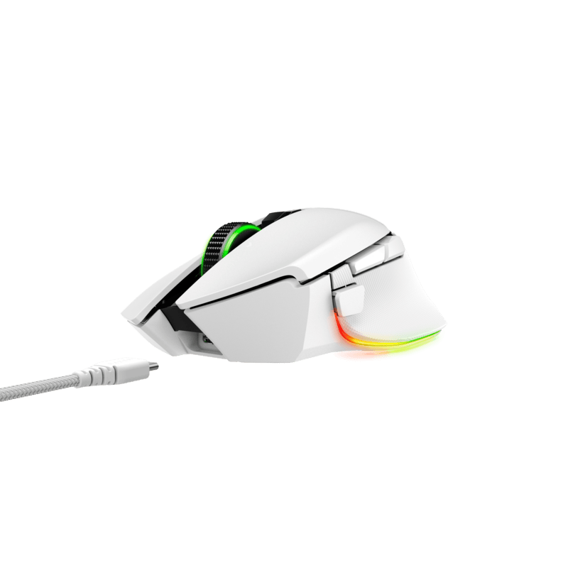 Razer Basilisk V3 Pro Wireless Gaming Mouse - White :: Razer Shop