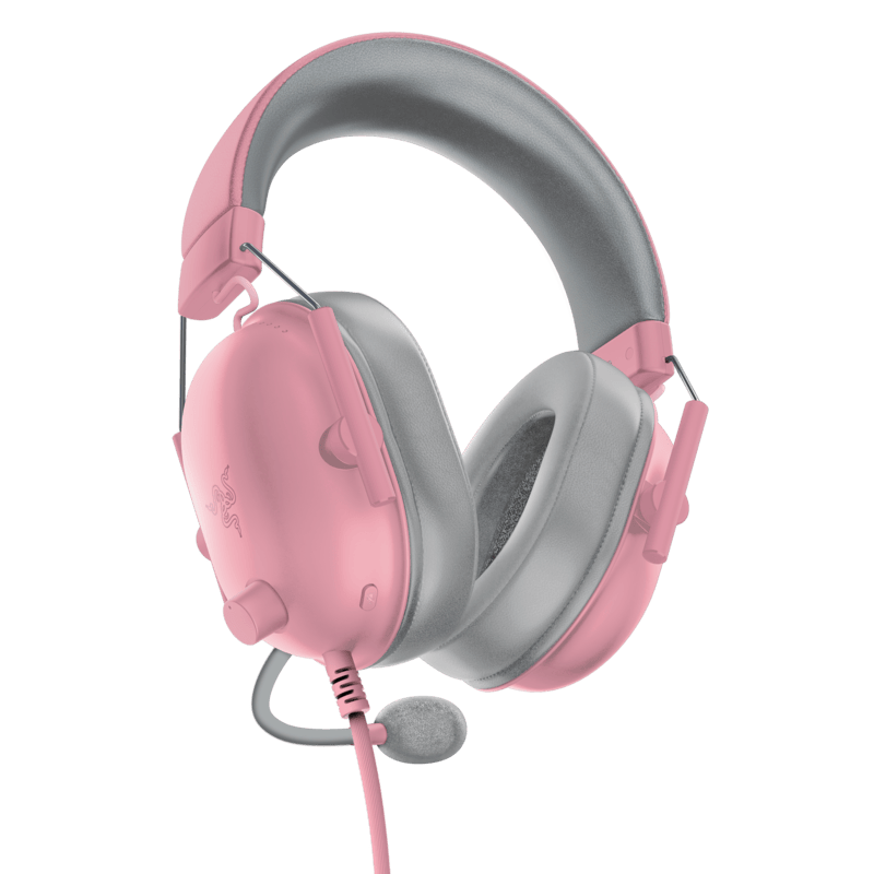 Razer BlackShark V2 X Gaming Headset - Multiplatform - Quartz Pink