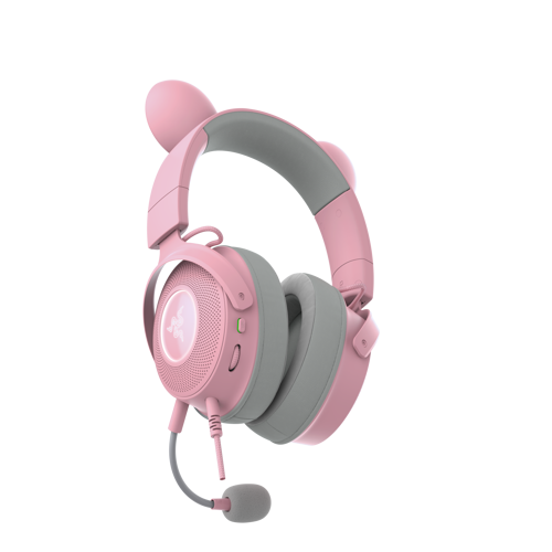 Razer Kraken Kitty V2 Pro Wired RGB Headset: Interchangeable Ears