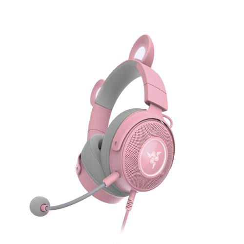 Razer Kraken Kitty V2 Pro Wired RGB Headset: Interchangeable Ears