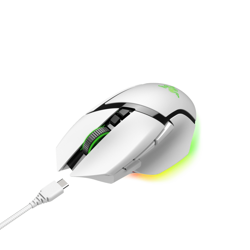 Razer Basilisk V3 Pro Wireless Gaming Mouse - White :: Razer Shop