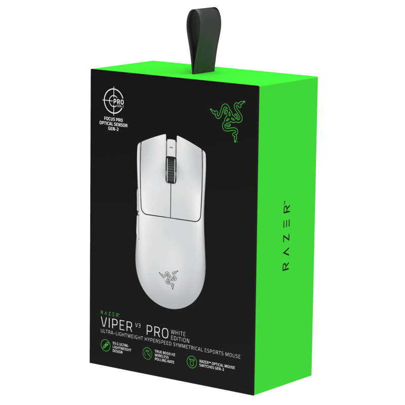 Razer Viper V3 Pro Wireless Gaming Mouse - White :: Razer Shop