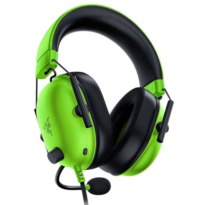 Razer BlackShark V2 X Gaming Headset - Multiplatform - Green